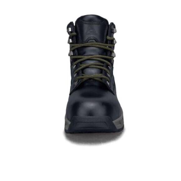 ACE Burren CT Leather Slip Resistant Composite Toe Work Boot Black Mens Sz 10 - Picture 5 of 12